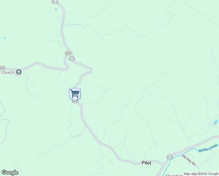 map of restaurants, bars, coffee shops, grocery stores, and more near 571 Cary Road in Pilot