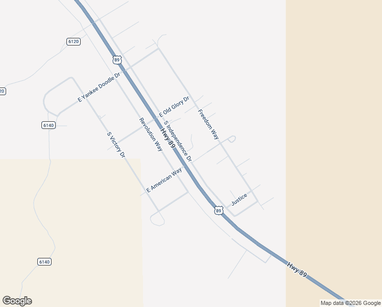 map of restaurants, bars, coffee shops, grocery stores, and more near 1095 Canyon Drive in Big Water