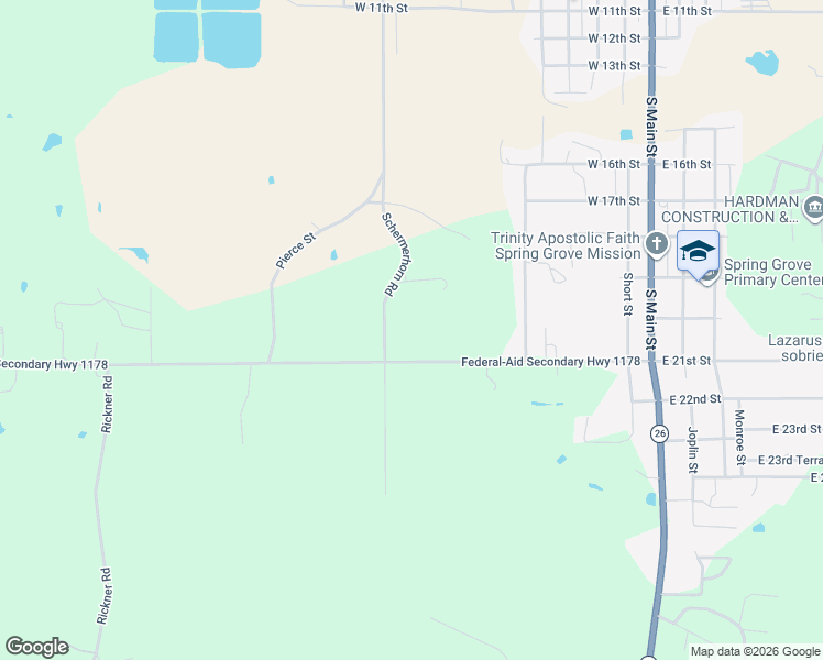 map of restaurants, bars, coffee shops, grocery stores, and more near 1955-2119 Schermerhorn Road in Galena