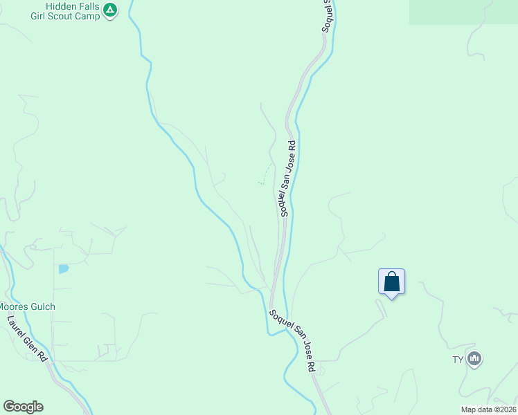 map of restaurants, bars, coffee shops, grocery stores, and more near 5851-7499 Soquel San Jose Road in Soquel