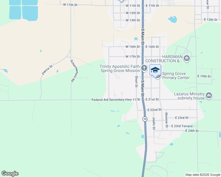 map of restaurants, bars, coffee shops, grocery stores, and more near 1605-2099 Dewey Avenue in Galena