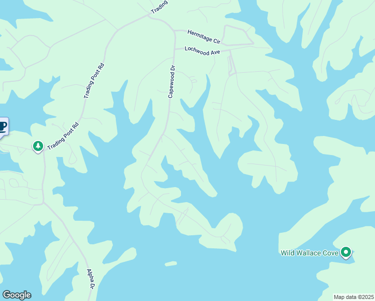 map of restaurants, bars, coffee shops, grocery stores, and more near 112 Tradewind Terrace in Huddleston