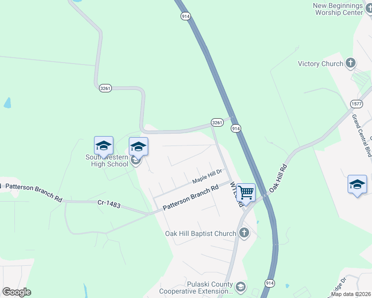 map of restaurants, bars, coffee shops, grocery stores, and more near 1907-1999 Aldons Way in Somerset