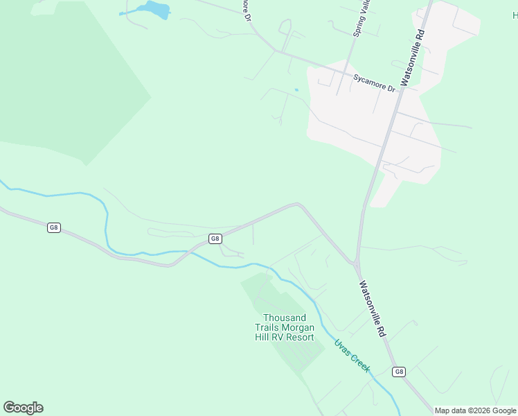 map of restaurants, bars, coffee shops, grocery stores, and more near 13160 Uvas Road in Morgan Hill