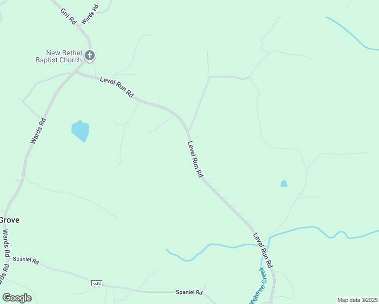 map of restaurants, bars, coffee shops, grocery stores, and more near 916 Level Run Road in Hurt