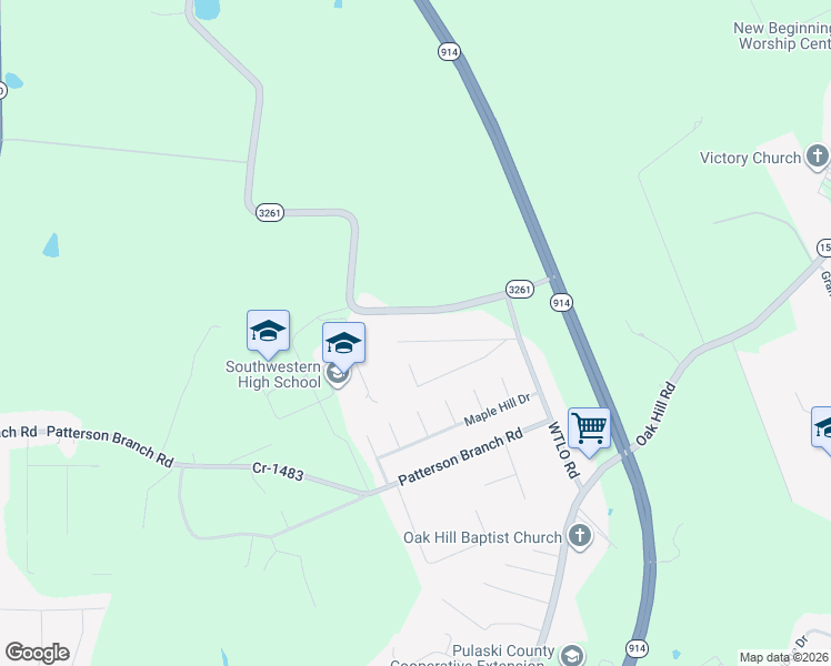 map of restaurants, bars, coffee shops, grocery stores, and more near 1907 Aldons Way in Somerset