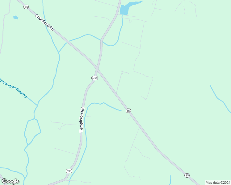 map of restaurants, bars, coffee shops, grocery stores, and more near 3922 Courtland Road in Disputanta