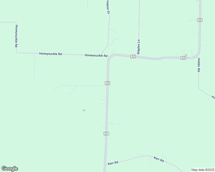 map of restaurants, bars, coffee shops, grocery stores, and more near 101 County Road ZZ-12 in Clever