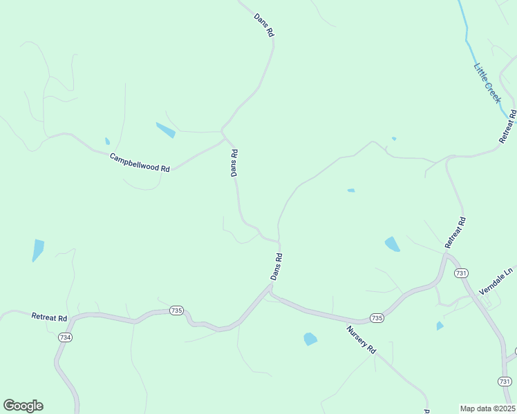 map of restaurants, bars, coffee shops, grocery stores, and more near 164 Dans Road in Boones Mill