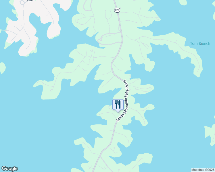 map of restaurants, bars, coffee shops, grocery stores, and more near 1124 Sigh North Pine Road in Huddleston