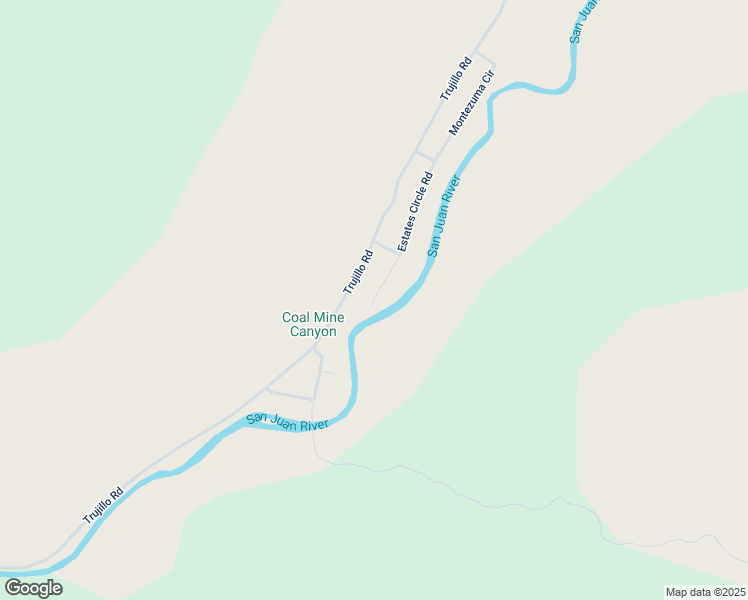 map of restaurants, bars, coffee shops, grocery stores, and more near Estates Circle Road in Archuleta County