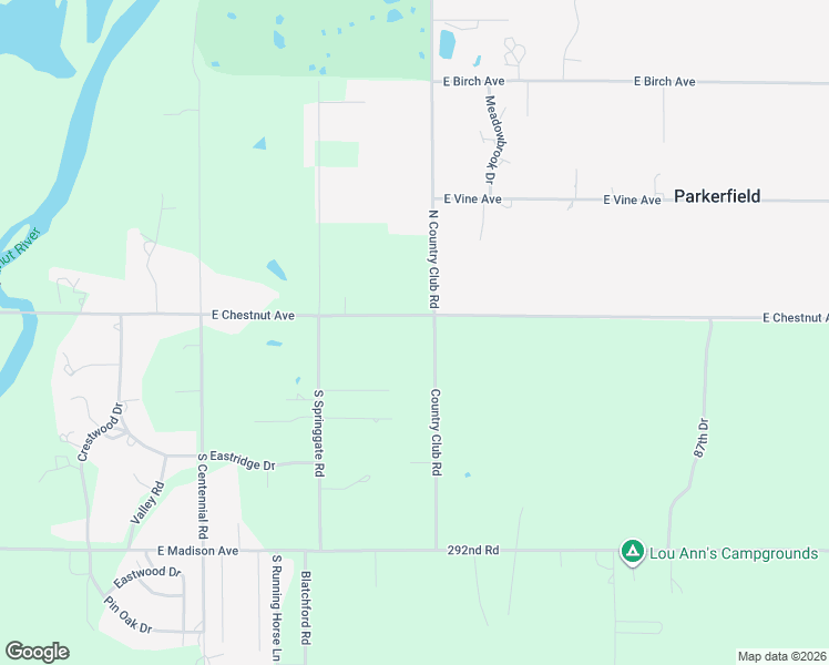 map of restaurants, bars, coffee shops, grocery stores, and more near 2410 East Chestnut Avenue in Arkansas City