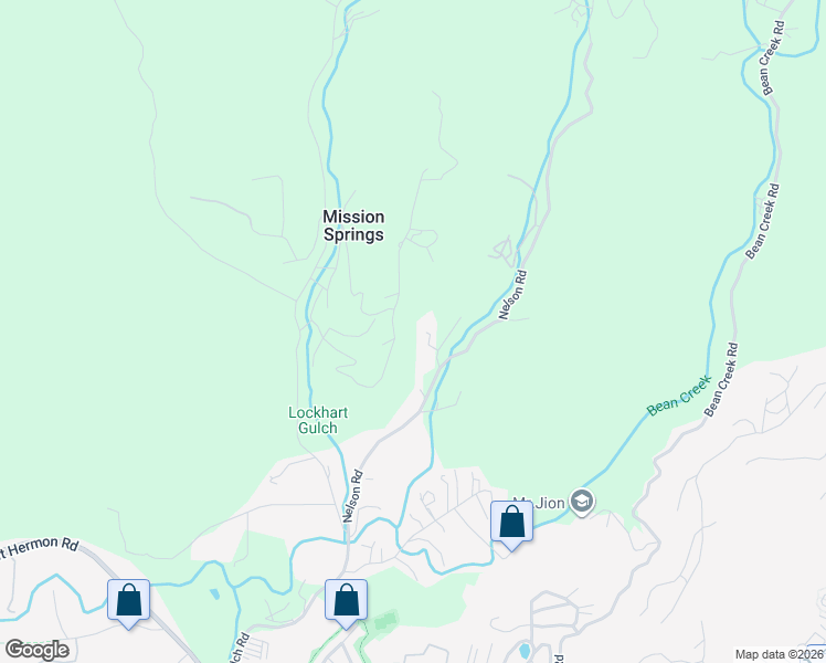 map of restaurants, bars, coffee shops, grocery stores, and more near 427 Nelson Road in Scotts Valley