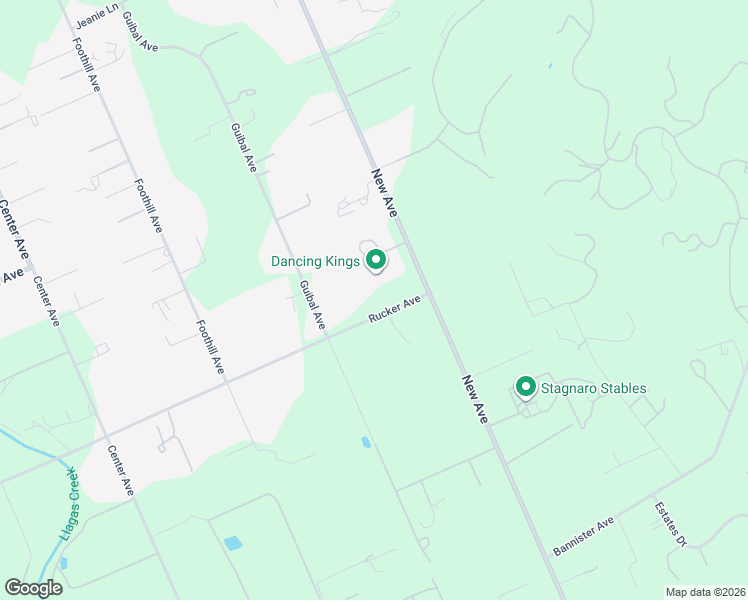 map of restaurants, bars, coffee shops, grocery stores, and more near 10809 New Avenue in Gilroy