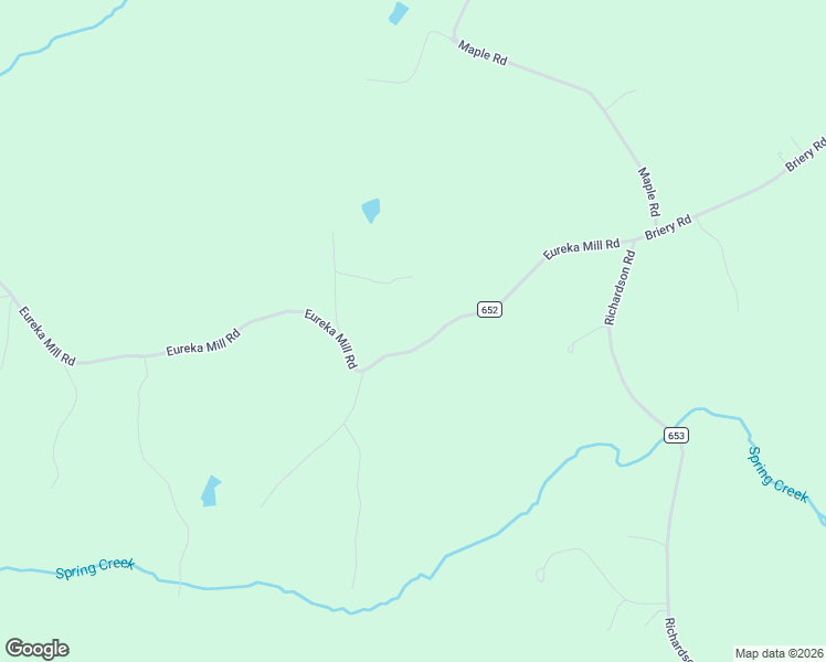 map of restaurants, bars, coffee shops, grocery stores, and more near 1747 Eureka Mill Road in Keysville