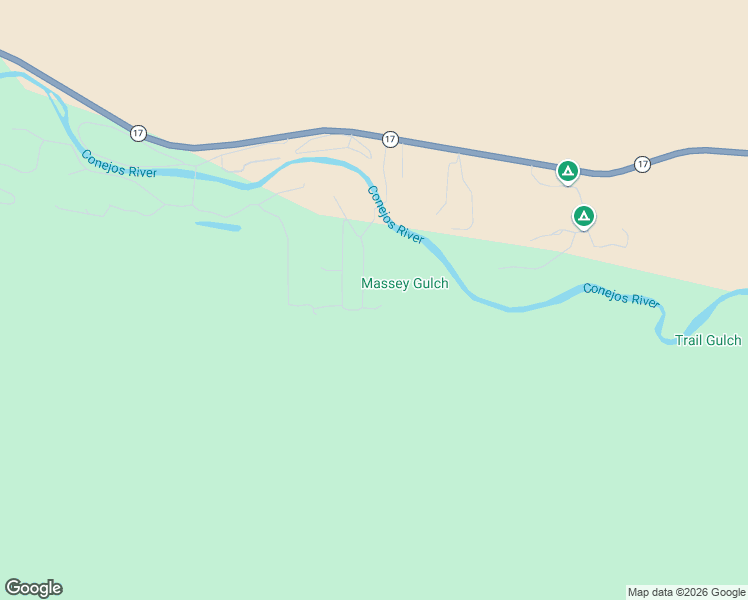 map of restaurants, bars, coffee shops, grocery stores, and more near 696 Tixier Ramirez Circle in Antonito