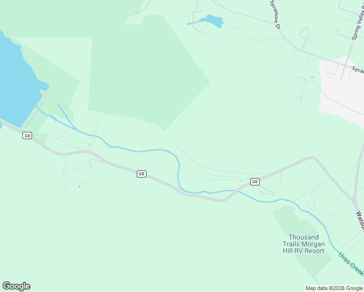 map of restaurants, bars, coffee shops, grocery stores, and more near 13310 Uvas Road in Morgan Hill