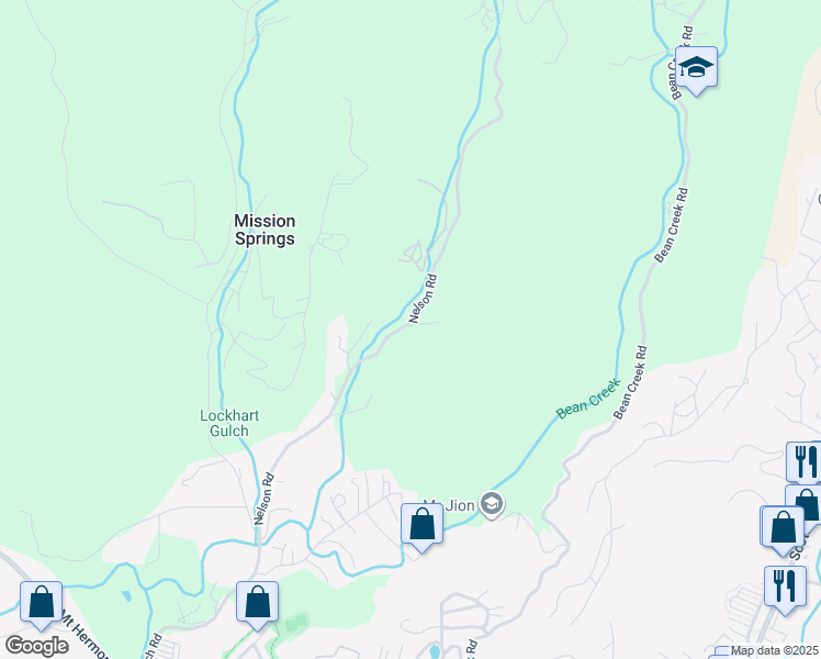 map of restaurants, bars, coffee shops, grocery stores, and more near 610 Nelson Road in Scotts Valley
