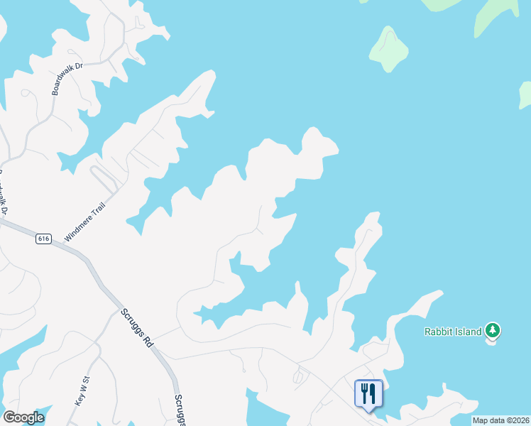 map of restaurants, bars, coffee shops, grocery stores, and more near 45 Compass Cove Cir in Moneta