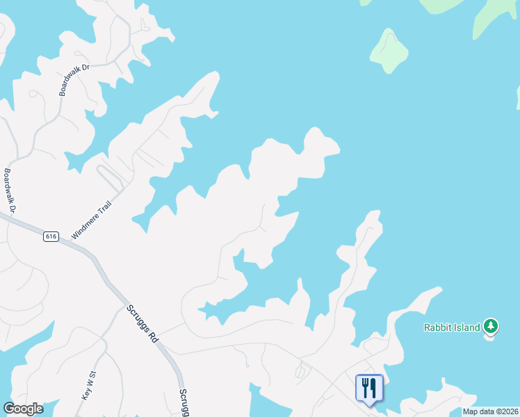 map of restaurants, bars, coffee shops, grocery stores, and more near 45 Compass Cove Circle in Moneta