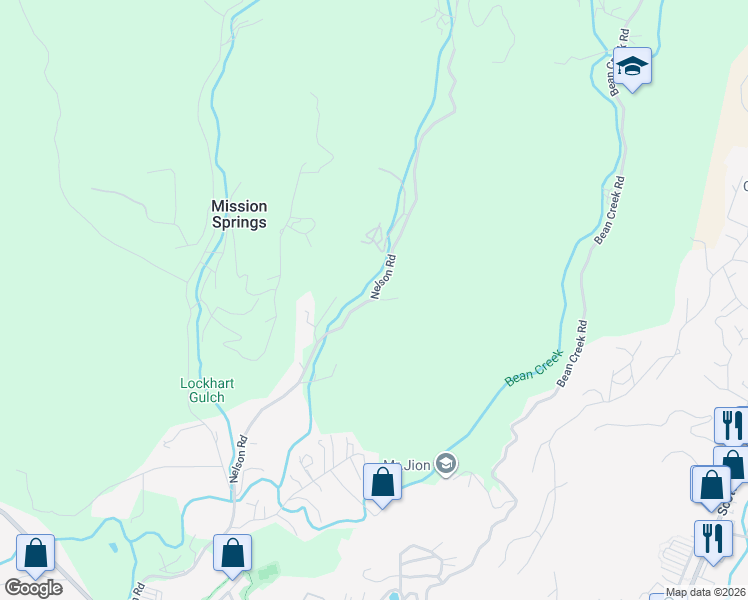 map of restaurants, bars, coffee shops, grocery stores, and more near 614 Nelson Road in Scotts Valley