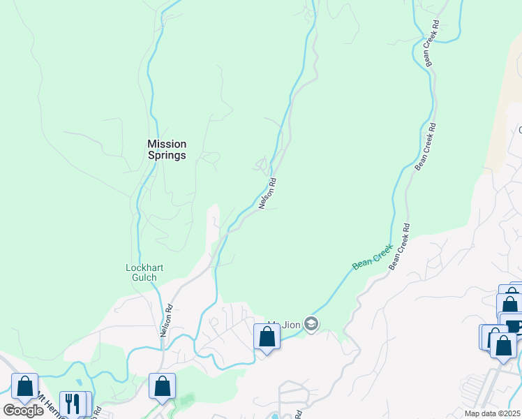 map of restaurants, bars, coffee shops, grocery stores, and more near 610 Nelson Road in Scotts Valley