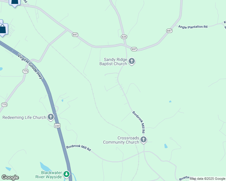 map of restaurants, bars, coffee shops, grocery stores, and more near 55 Sink Dr in Rocky Mt