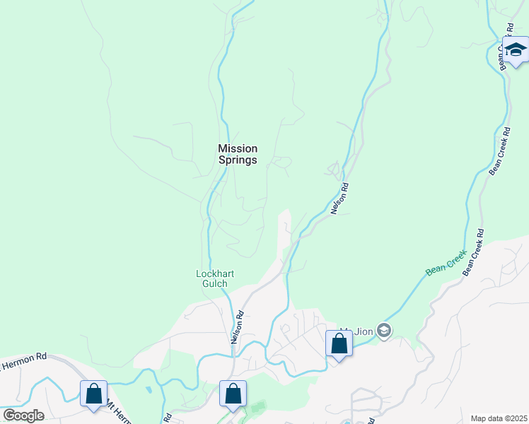 map of restaurants, bars, coffee shops, grocery stores, and more near 600 Cathedral Drive in Scotts Valley