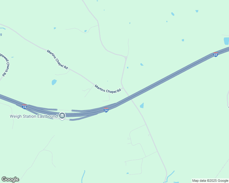 map of restaurants, bars, coffee shops, grocery stores, and more near 301-399 Martins Chapel Road in Kuttawa