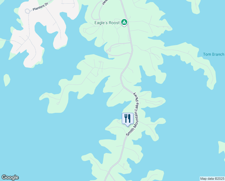 map of restaurants, bars, coffee shops, grocery stores, and more near 106 Cardinal Road in Huddleston