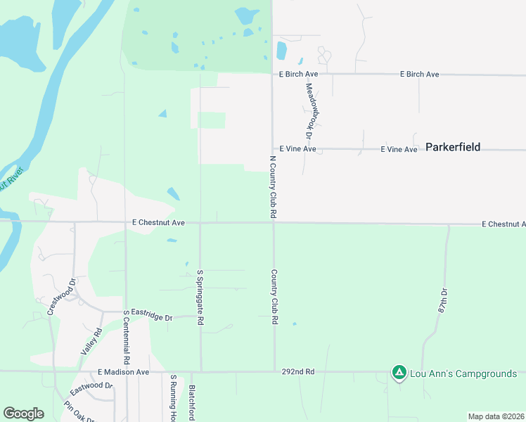 map of restaurants, bars, coffee shops, grocery stores, and more near 2410 East Chestnut Avenue in Arkansas City
