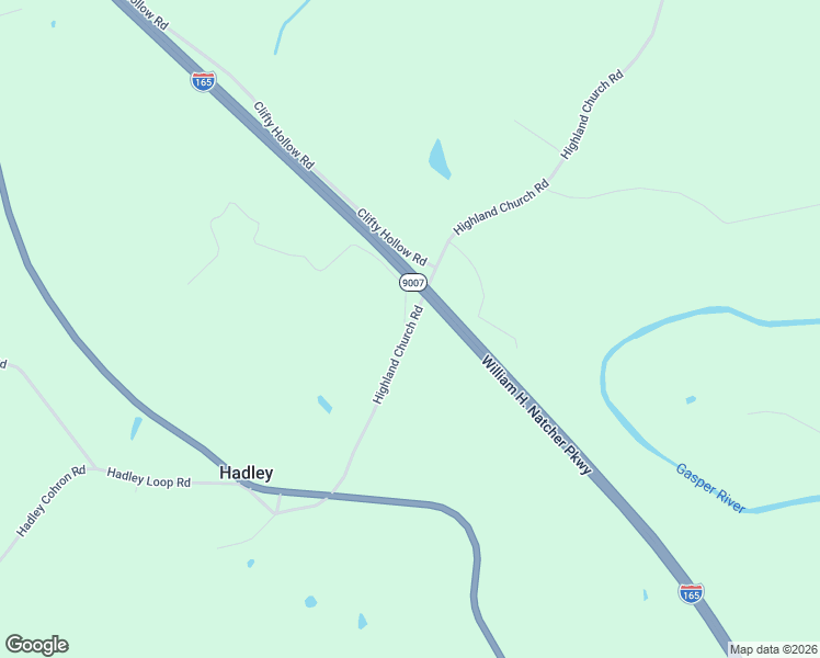 map of restaurants, bars, coffee shops, grocery stores, and more near 250 Highland Church Road in Bowling Green