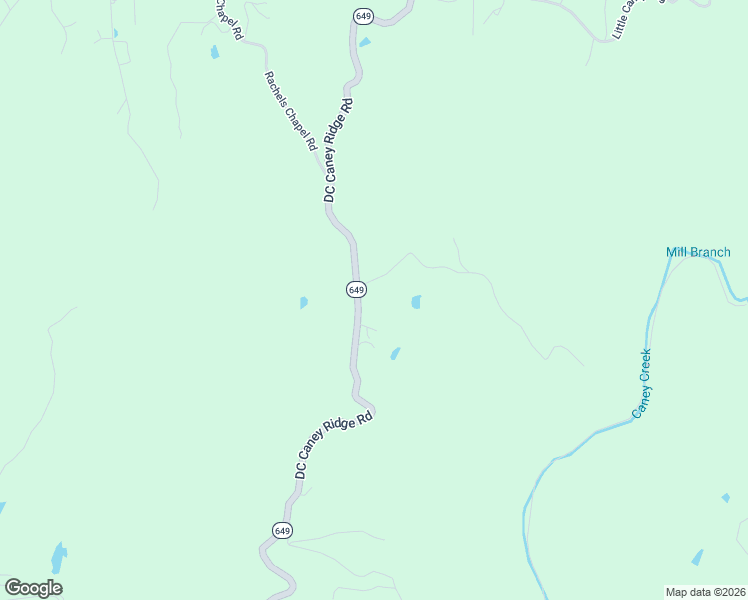 map of restaurants, bars, coffee shops, grocery stores, and more near 7513 DC Caney Ridge Road in Coeburn