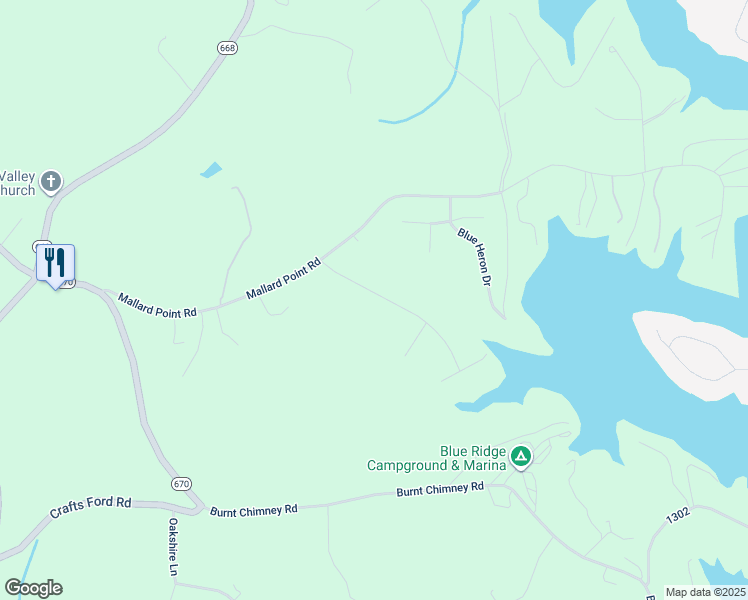 map of restaurants, bars, coffee shops, grocery stores, and more near 160 Sunny Field Road in Wirtz