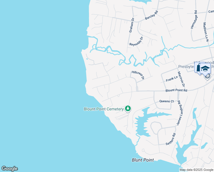 map of restaurants, bars, coffee shops, grocery stores, and more near 1 Katies Cir in Newport News