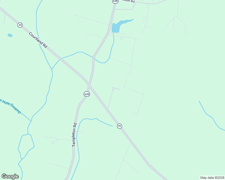 map of restaurants, bars, coffee shops, grocery stores, and more near 3922 Courtland Road in Disputanta