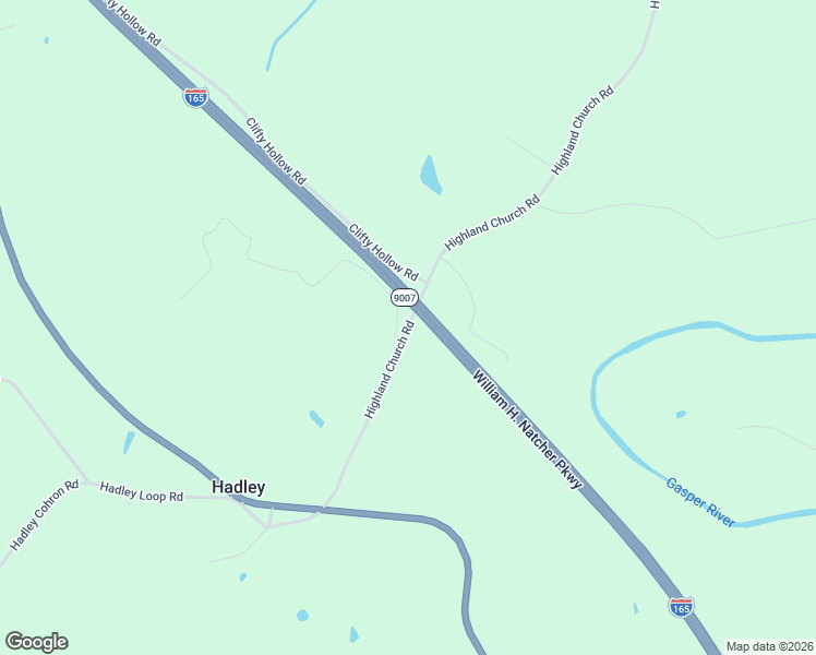 map of restaurants, bars, coffee shops, grocery stores, and more near 250 Highland Church Road in Bowling Green