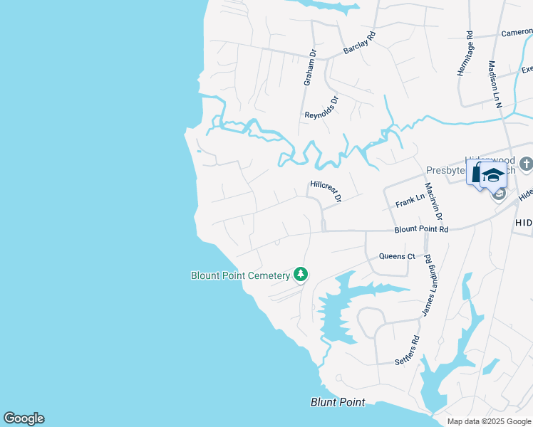map of restaurants, bars, coffee shops, grocery stores, and more near 27 Beverly Hills Drive in Newport News
