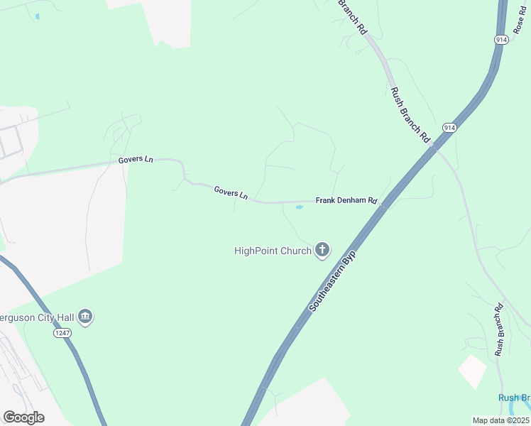 map of restaurants, bars, coffee shops, grocery stores, and more near Frank Denham Road in Somerset