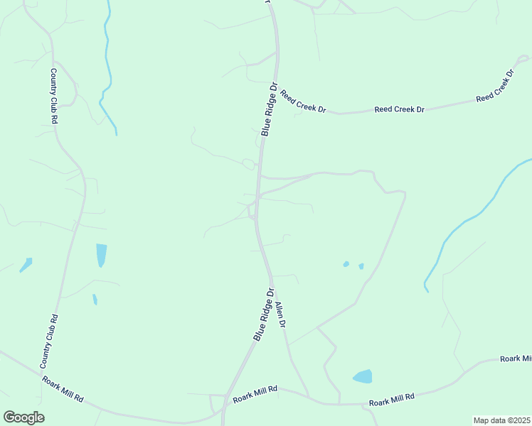 map of restaurants, bars, coffee shops, grocery stores, and more near 9820 Blue Ridge Drive in Hurt