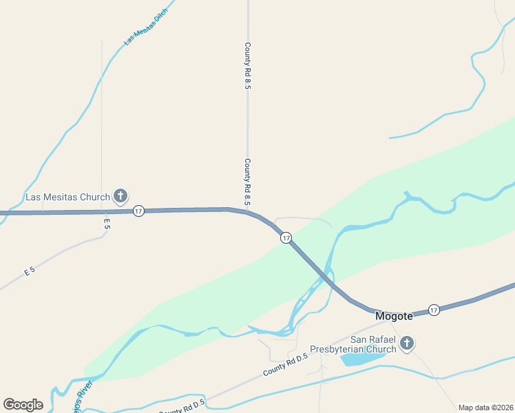 map of restaurants, bars, coffee shops, grocery stores, and more near 5000-5764 County Road 8.5 in Antonito