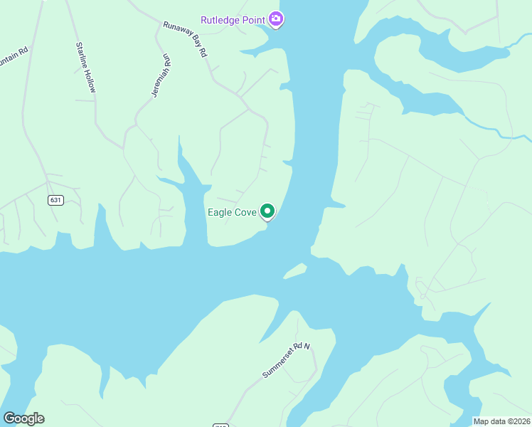map of restaurants, bars, coffee shops, grocery stores, and more near 1154 Runaway Bay Road in Lynch Station