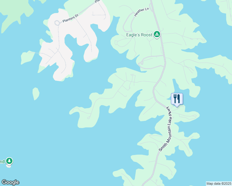 map of restaurants, bars, coffee shops, grocery stores, and more near State Route 1301 in Bedford County