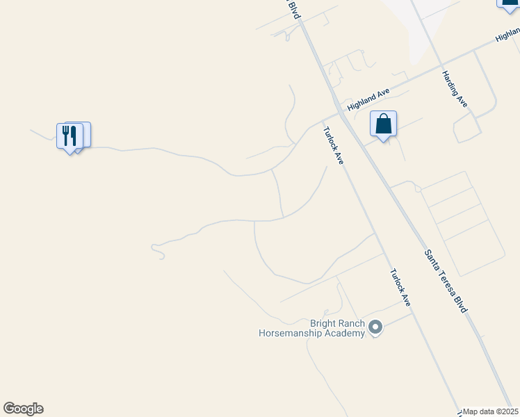 map of restaurants, bars, coffee shops, grocery stores, and more near 1265 Lions Peak Lane in San Martin