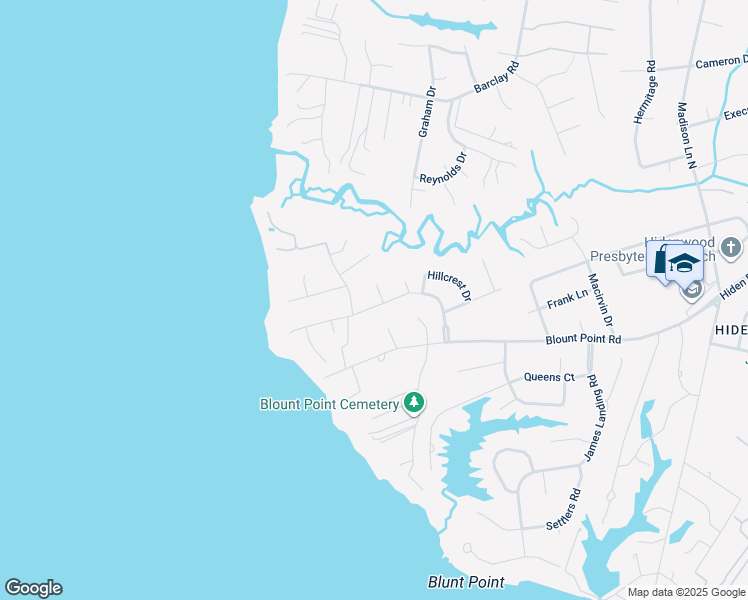 map of restaurants, bars, coffee shops, grocery stores, and more near 20 Beverly Hills Drive in Newport News