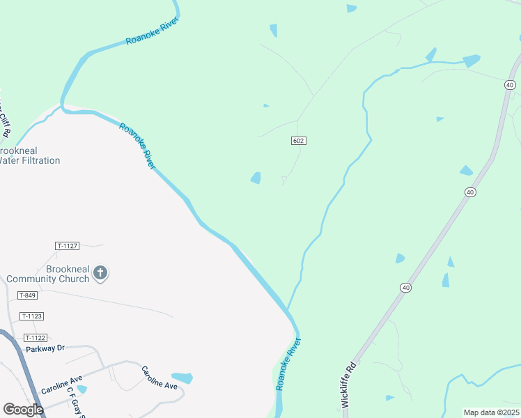 map of restaurants, bars, coffee shops, grocery stores, and more near 1016 Davidson Road in Brookneal