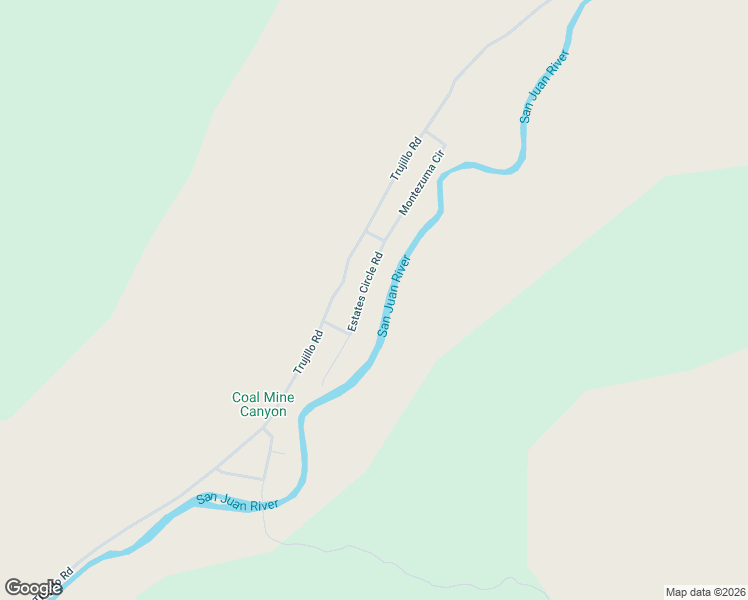 map of restaurants, bars, coffee shops, grocery stores, and more near 492 Estates Circle Road in Pagosa Springs