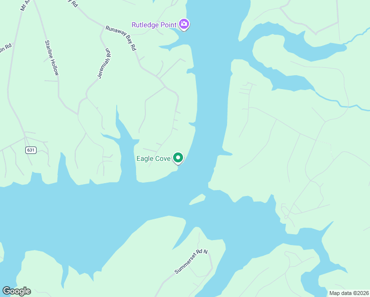 map of restaurants, bars, coffee shops, grocery stores, and more near 1042 Runaway Bay Road in Lynch Station