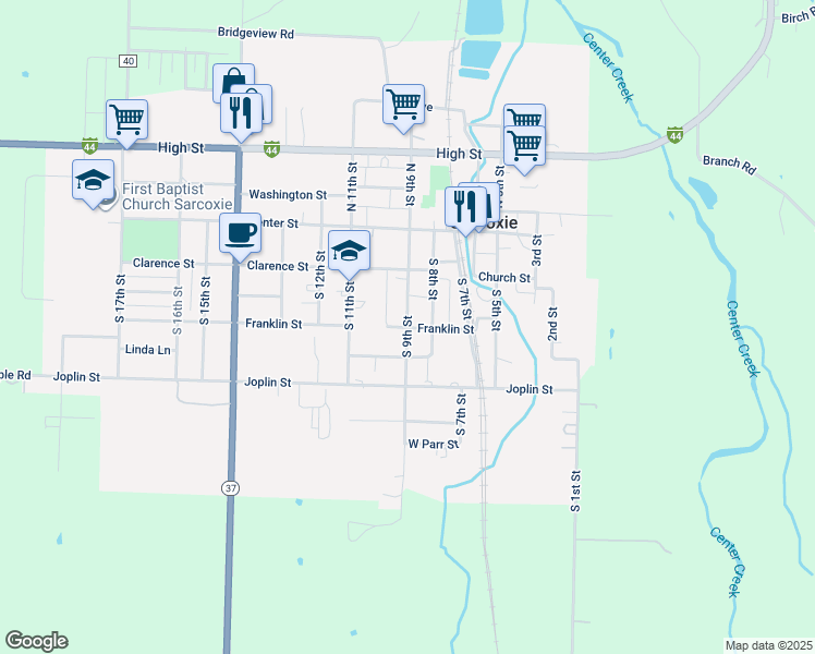 220 South 9th Street, Sarcoxie MO Walk Score