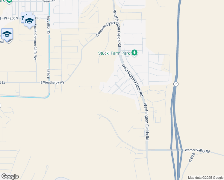 map of restaurants, bars, coffee shops, grocery stores, and more near 4888 South Homestead Way in Washington